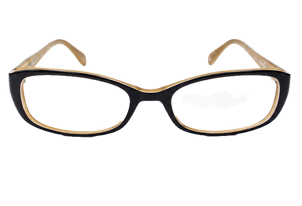 MAX STUDIO MX122 BLACK TAN WOMENS EYEGLASSES FRAMES 54-16